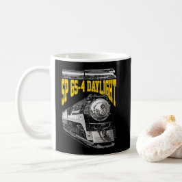Caneca De Café Locomotiva a vapor SP GS-4. Trem 4449