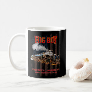 Caneca De Café Locomotiva a Vapor Vintage Big Boy Americana