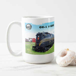 Caneca De Café Locomotiva da ferrovia da Pensilvânia GG-1 #4800
