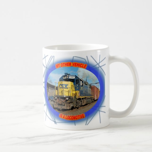Caneca De Café Locomotiva de CSX (Direita)