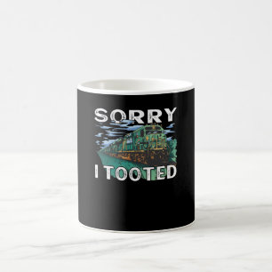 Caneca De Café Locomotivas Desculpe Por Tocar Comboio Engraçado