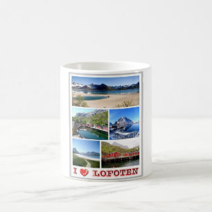 Caneca De Café Lofoten - I Love - Norway -
