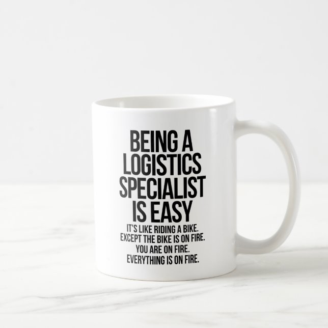Caneca De Café Logistics specialist (Direita)