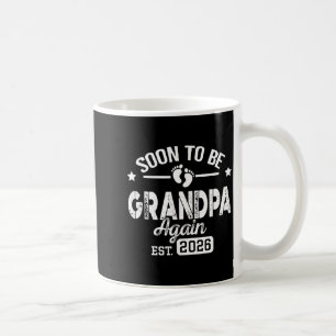 Caneca De Café Logo de Camiseta Engraçada Vai Ser Avô Novamente E