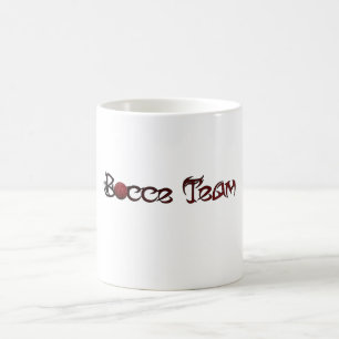 Caneca De Café Logotipo 1 da equipe de Bocce