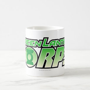Caneca De Café Logotipo 2 da Gren Lantern Corps