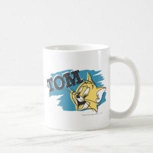 Caneca De Café Logotipo azul e amarelo de Tom