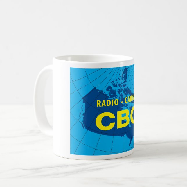 Caneca De Café Logotipo clássico CBC 1958 (Frente Esquerda)