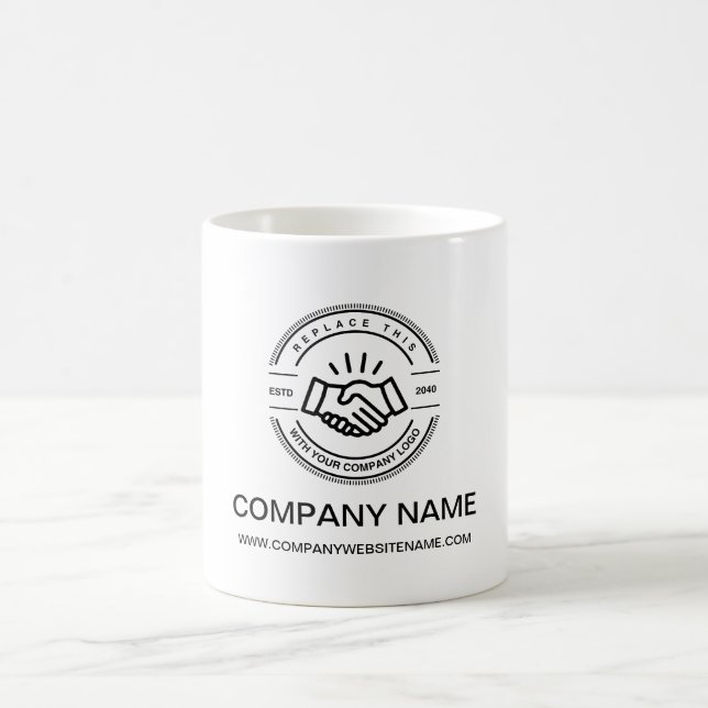 Caneca De Café Logotipo comercial do Promocional personalizado (Centro)