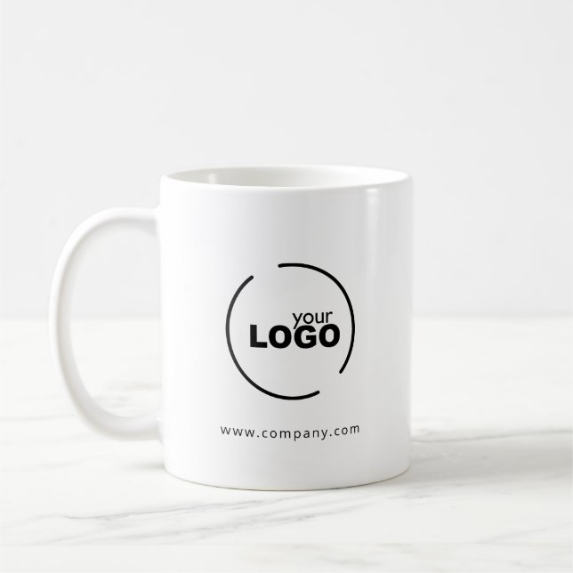Caneca De Café Logotipo comercial moderno profissional (Esquerda)
