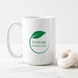 Caneca De Café Logotipo da Beleza Natural