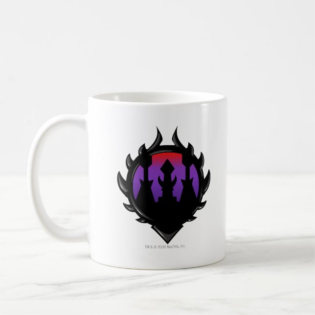 Caneca De Café Logotipo da citadela de Darigan da equipe (Esquerda)