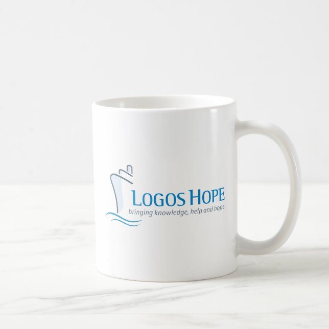 Caneca De Café Logotipo da esperança dos logotipos (Direita)