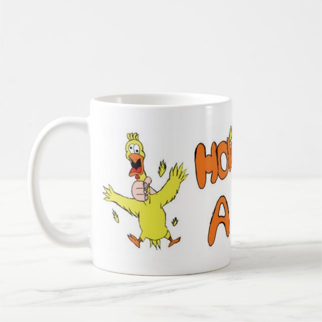 Caneca De Café Logotipo da galinha (Esquerda)