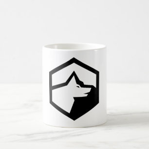 Caneca De Café Logotipo da Homestead Wolf Mountain