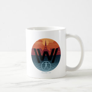 Caneca De Café Logotipo da igreja de Westworld   Escalante
