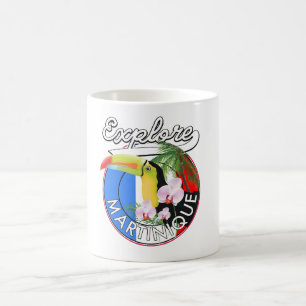 Caneca De Café logotipo da Martinique Travel