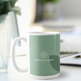 Caneca De Café Logotipo da Saúde Comportamental do Conselheiro Ve