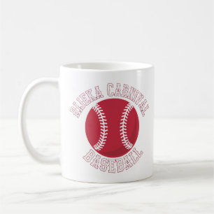Caneca De Café Logotipo de baseball do Carnaval Rijeka