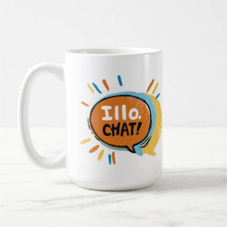 Caneca De Café Logotipo de Chat Illo Mug