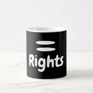 Caneca De Café Logotipo de direitos iguais