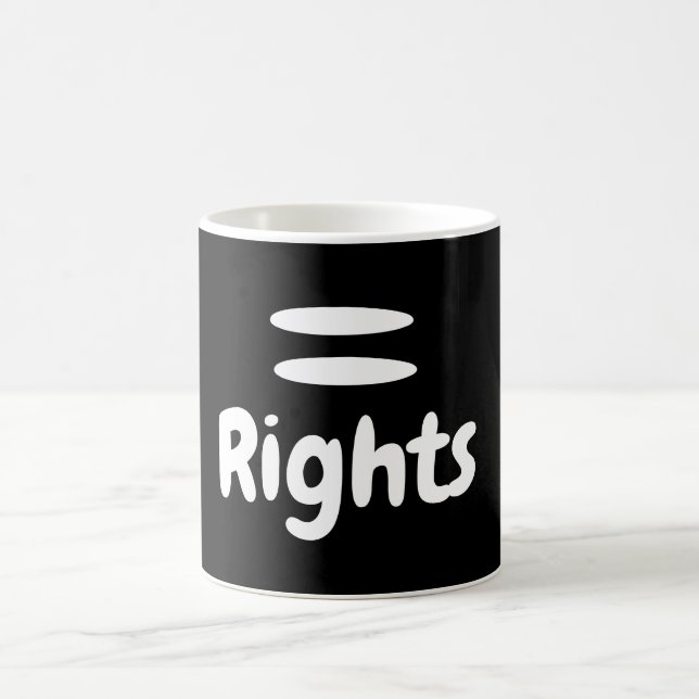Caneca De Café Logotipo de direitos iguais (Centro)