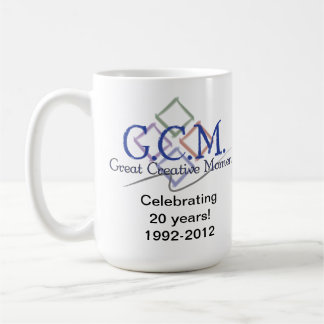Caneca De Café Logotipo de GCM Caneca-Branco