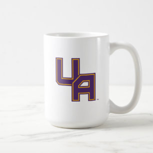 Caneca De Café Logotipo de Iniciais da Universidade de Albany