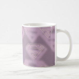 Caneca De Café Logotipo de intervalo mínimo roxo de Supergirl