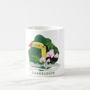 Caneca De Café logotipo de Marie Galante Guadeloupe