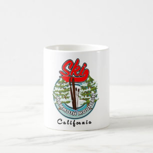 Caneca De Café Logotipo de ski Mammoth Mountain California