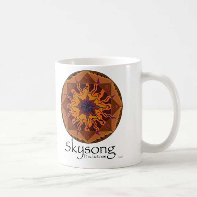 Caneca De Café Logotipo de Skysong (Direita)