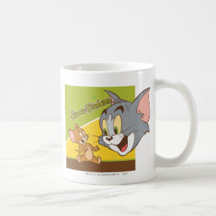 Caneca De Café Logotipo de Tom e de Jerry Hanna Barbera