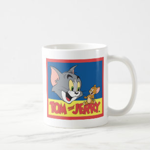 Caneca De Café Logotipo de Tom e de Jerry liso