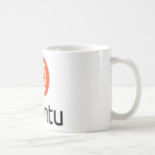Caneca De Café Logotipo de Ubuntu Linux