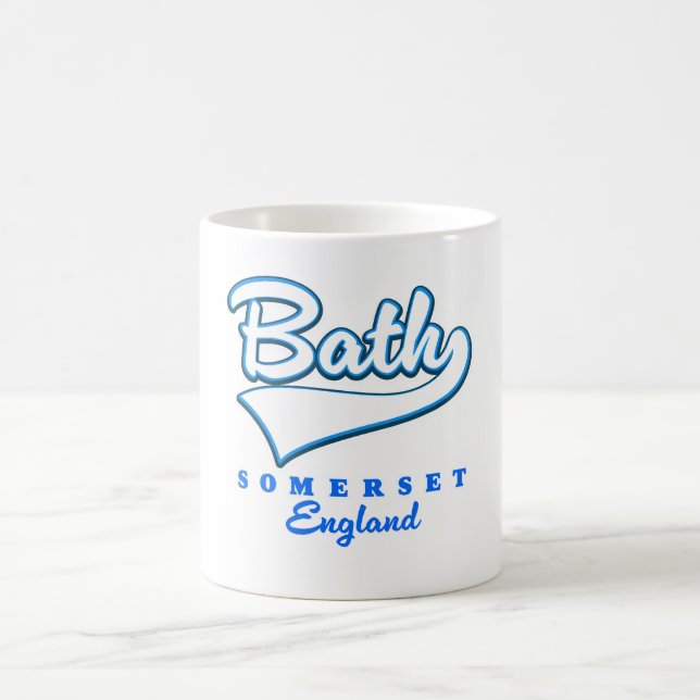 Caneca De Café logotipo de viagem de Bath Somerset (Centro)
