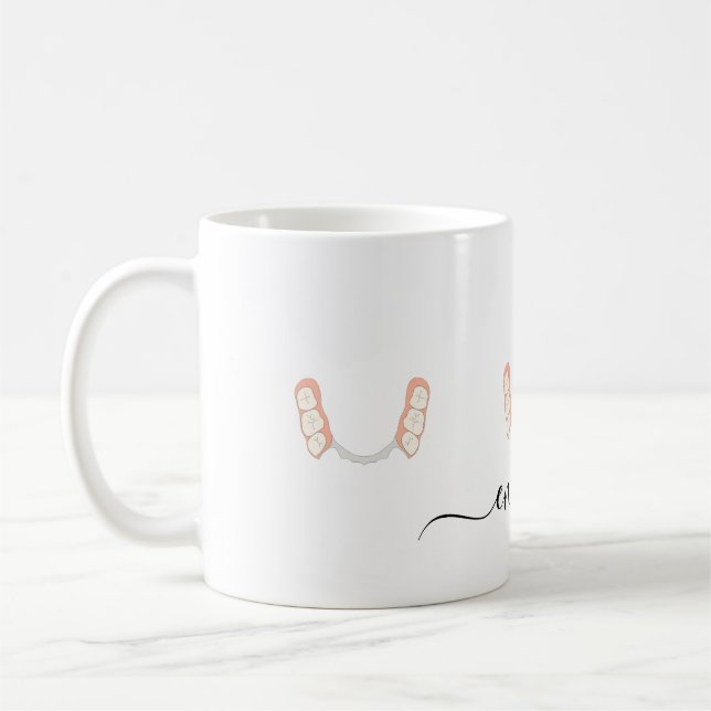 Caneca De Café Logotipo Dentista (Esquerda)