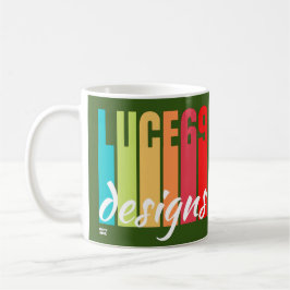 Caneca De Café Logotipo "DESIGNS LUCE69"