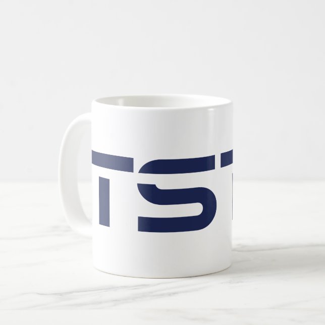 Caneca De Café Logotipo do Bloco do TSTC (Frente Esquerda)