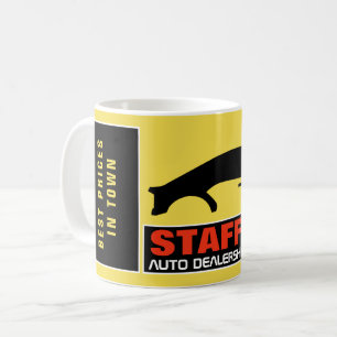 Caneca De Café Logotipo do carro, anúncio de alerta automático