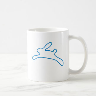 Caneca De Café Logotipo do coelho do freenet