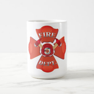 Caneca De Café Logotipo do Departamento de Bombeiros