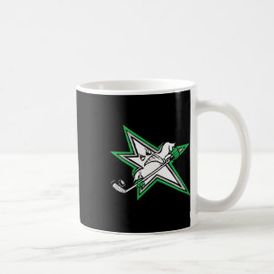 Caneca De Café Logotipo do Hockey Lone Star Mascote do Jogador Ca