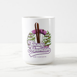 Caneca De Café logotipo do ski da montanha tenney new hampshire