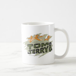 Caneca De Café Logotipo do Tom e Jerry Chase