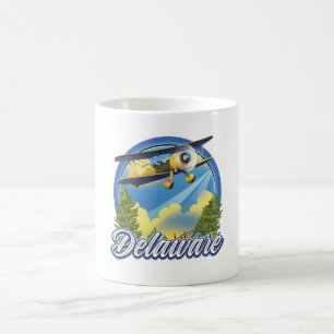 Caneca De Café Logotipo do viagem Delaware