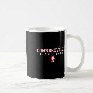 Caneca De Café Logotipo dos Connersville Spartans Sketll Hs 