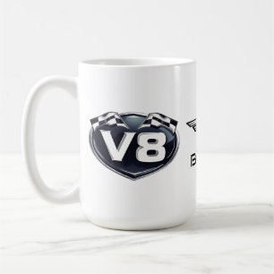 Caneca De Café Logotipo e Asas de Cavalo da Mug de Café de 15oz