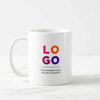 Caneca De Café Logotipo e texto da empresa do promocional