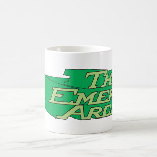 Caneca De Café Logotipo Emerald Archer